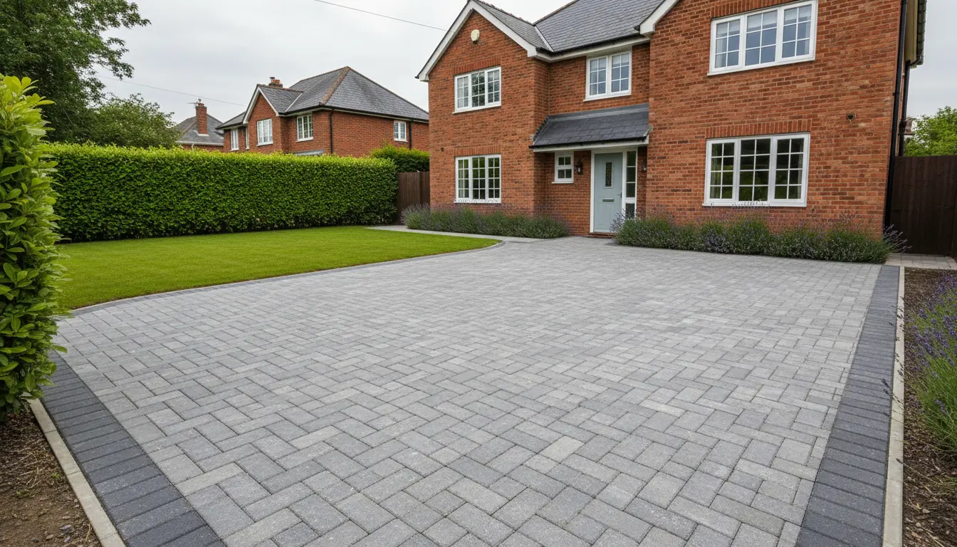 block paving driveway