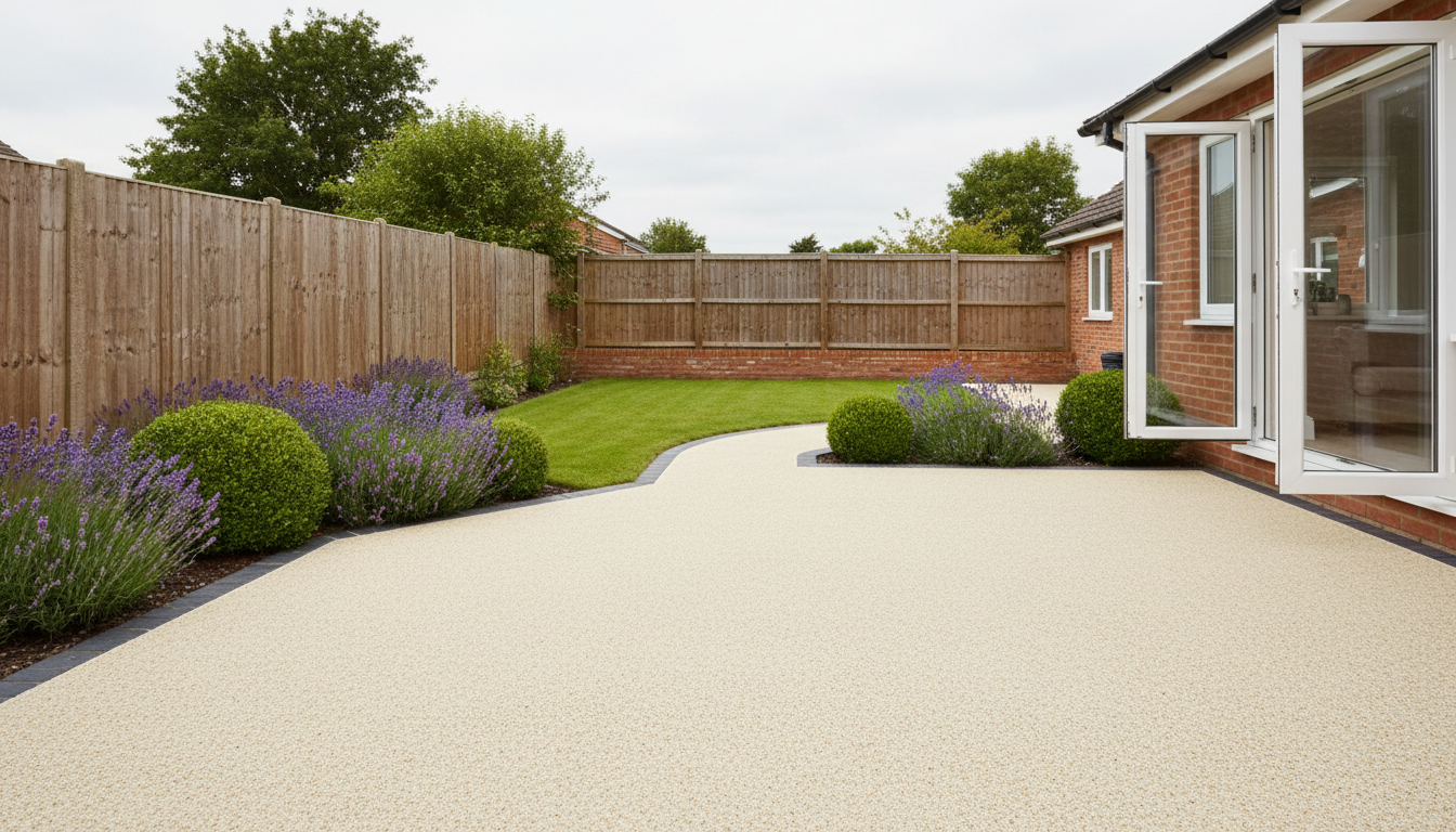 resin patio paving